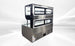 Commercial Open Air Sandwich Refrigerated Merchandiser NSF 59 in. 18.9 cu. ft. EC536C Black - resaled - Elite Kitchen Supply - 764749171567