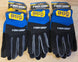 FIRM GRIP Medium Workmaster Work Gloves Lot of 3x pairs Blue Black Outdoor - resaled - Firm Grip - 731919638465