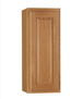 Hampton Bay 12 in. W x 12 in. D x 30 in. H Assembled Wall Kitchen Cabinet Medium Oak KW1230 - MO - resaled - Hampton Bay - 094803042367