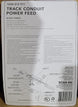 Hampton Bay 2400-Watt Black Linear Track Conduit Power Feed 804899 1004 612 911 - resaled - Hampton Bay - 887480048995