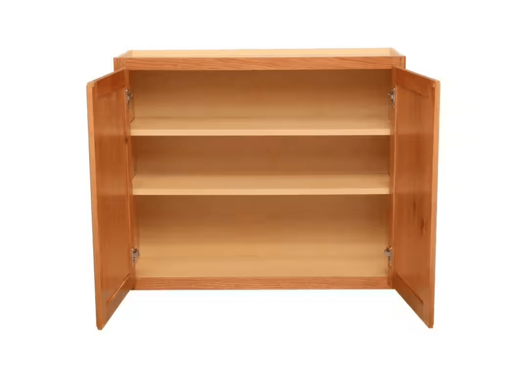 HAMPTON BAY 36 in. W x 12 in. D x 30 in. H Assembled Wall Kitchen Cabinet Medium Oak KW3630 - MO - resaled - Hampton Bay - 094803174587