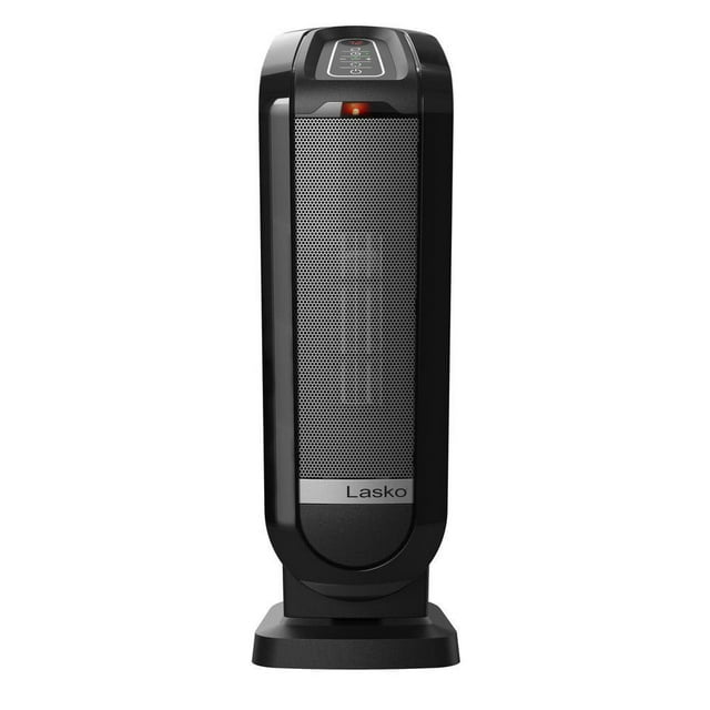Lasko 1500W 22 in Digital Ceramic Tower Heater Remote CT22840 Black - resaled - Lasko - 046013458384