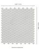 MSI Penny Round Bianco 12 in. x 13 in. x 6 mm Matte Porcelain Mesh-Mounted Mosaic Tile 14.4 sq. ft. case - resaled - Msi - 747583022950