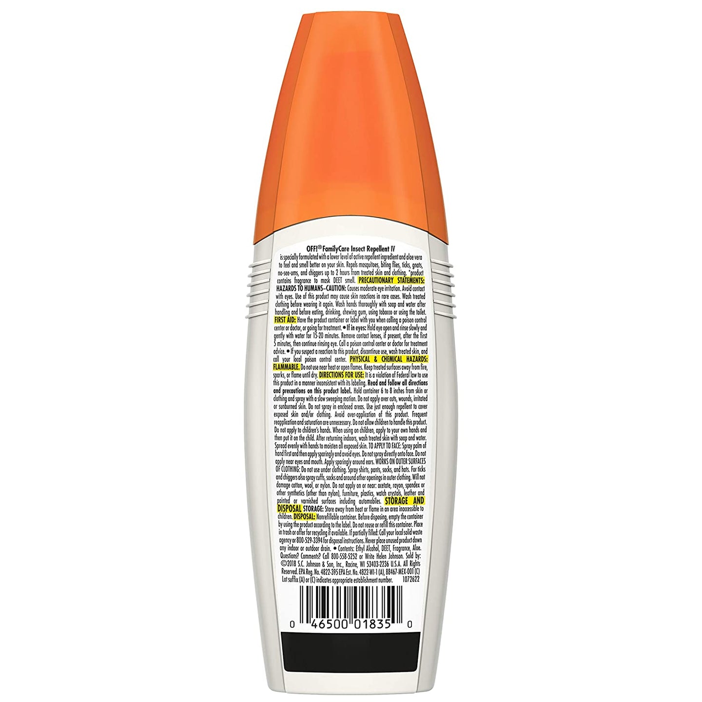 OFF! Lot of 12 Family Care Unscented Spray Insect Repellent Case 6 oz. Spray Bottle OFF - resaled - OFF! - 046500018350