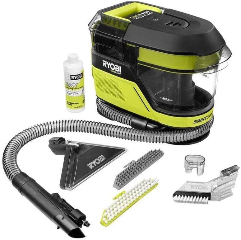 Ryobi ONE+ HP 18V Cordless SWIFTClean Mid Size Spot Carpet Cleaner Kit PBLHV704K 4.0 Ah Battery Charger - resaled - Ryobi - 033287216444