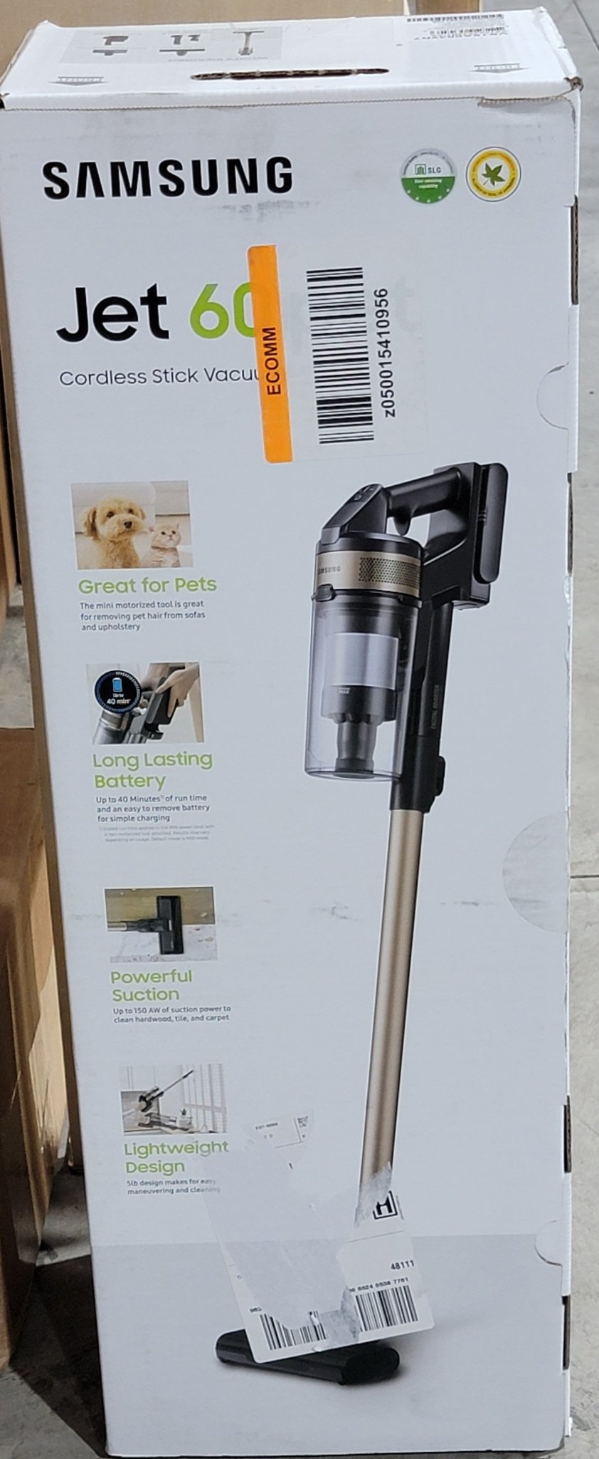 NEW SAMSUNG Jet store 60 Pet Cordless Stick Vacuum - Gold