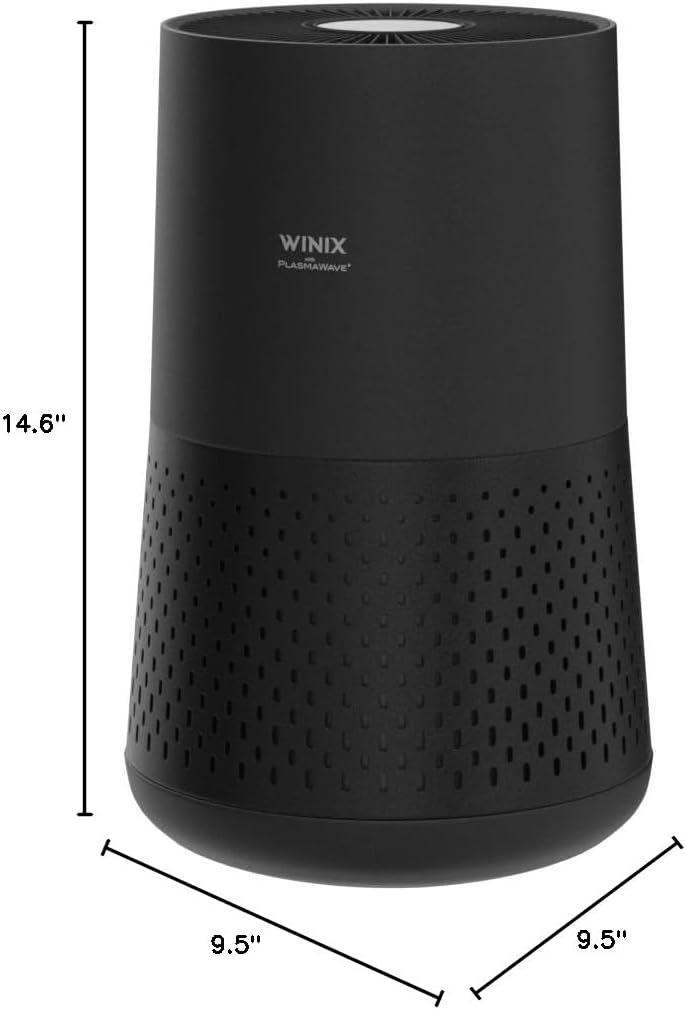 Winix A230 360° All - in - One 4 - Stage True HEPA Air Purifier Black PlasmaWave Technology - resaled - Winix - 8809490583480