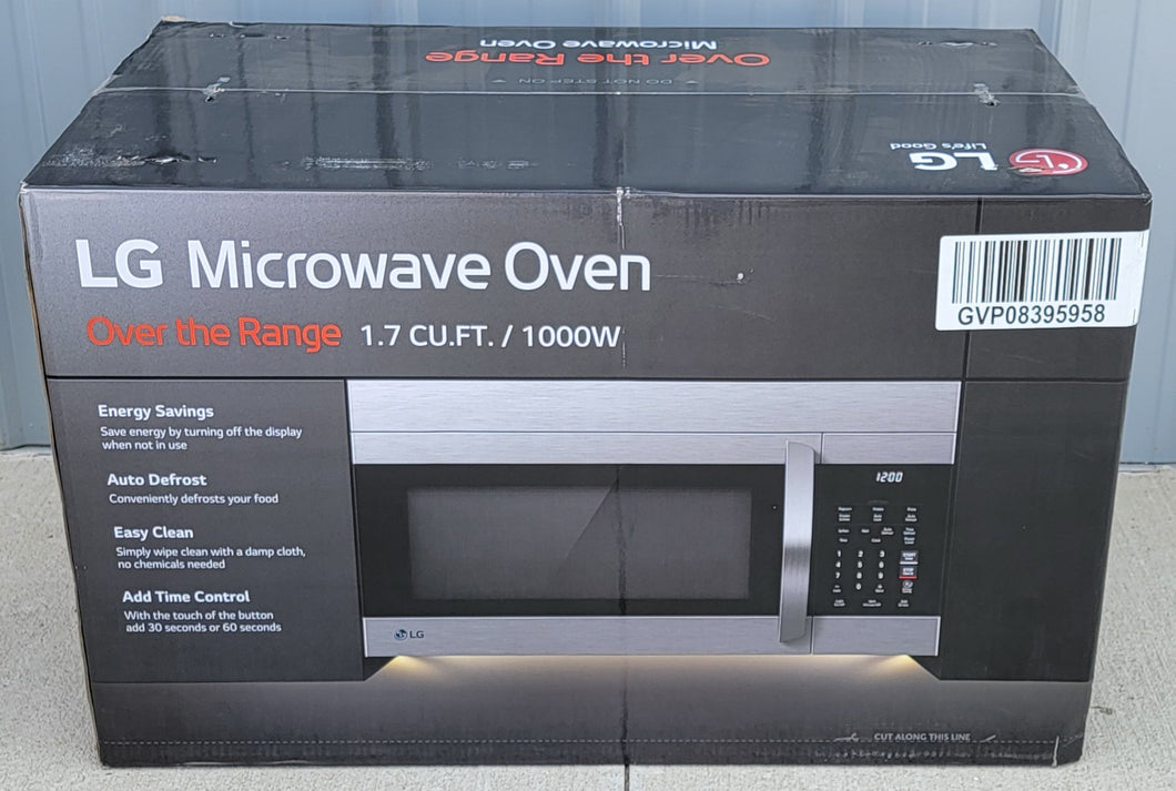 LG 1.7 Cu. Ft. Over the Range Microwave EasyClean Stainless Steel LMV1764ST