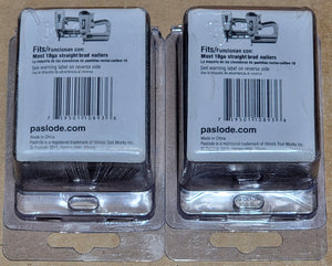 Paslode 1-1/2" 18Ga Straight Brad Finish Nails 650214 2000 pack Lot of 2x Galvanized 18-Gauge
