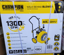 Load image into Gallery viewer, Champion Power Equipment 200947 Walk-Behind Gas Leaf Blower 160 MPH 1300 CFM 224 cc New
