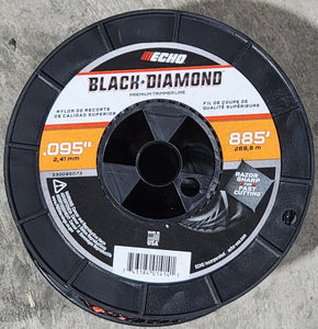 Echo Black Diamond Medium Trimmer Line .095 in. x 885 ft. Roll Spool 330095073