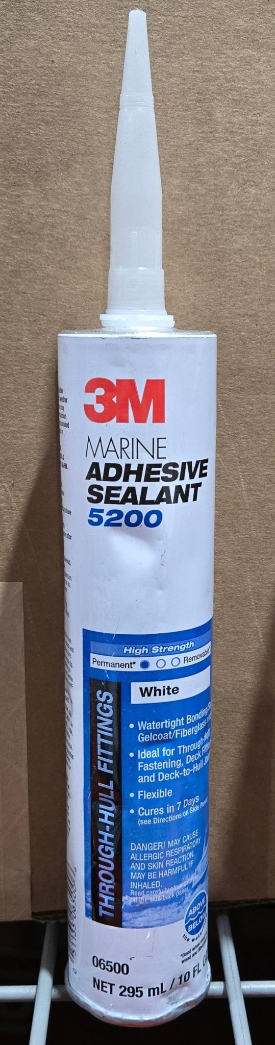 3M 10 oz. White 5200 Marine Adhesive Polyurethane Sealant PN06500HC - resaled - 3M - 051135065006