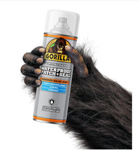 Load image into Gallery viewer, Gorilla Crystal Clear 14 oz Spray Waterproof Patch Seal Lot of 2x Flexible Paintable
