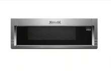 Load image into Gallery viewer, KitchenAid 1.1 cu. ft. Over the Range Low Profile Microwave KMLS311HSS Hood Combination Stainless Steel
