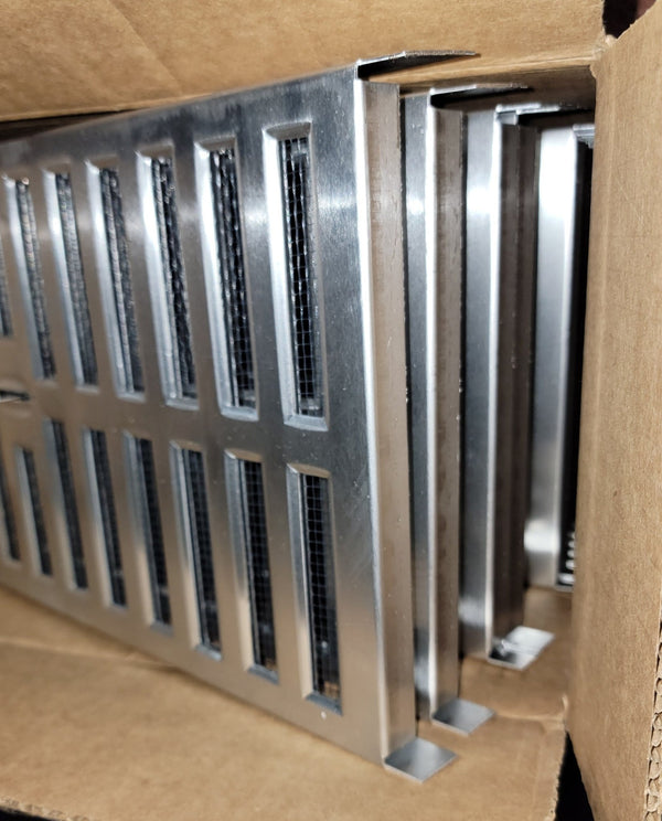 Aluminum Foundation Vent 16" x 8" w/ Damper FA109000 Case of 12 - resaled - Air Vent - 046462902094