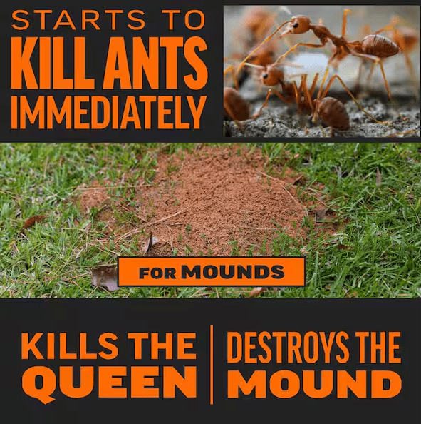 Amdro 1 lb Lot of 2x Outdoor Fire Ant Killer Granule Bait 2,000 sq. ft. Mounds Lawns - resaled - Amdro - 813576004163