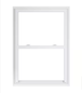 American Craftsman 50 Series Low-E Argon Glass Single Hung Vinyl Window 36 in x 52 in White W Screen - resaled - American Craftsman - 716467961159