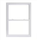 American Craftsman 50 Series Low-E Argon Glass Single Hung Vinyl Window 36 in x 52 in White W Screen - resaled - American Craftsman - 716467961159