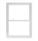 American Craftsman 50 Series Low-E Argon Glass Single Hung Vinyl Window 36 in x 52 in White W Screen - resaled - American Craftsman - 716467961159