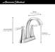 American Standard Rumson 4 in. Centerset Double Handle Bathroom Faucet in Polished Chrome (2 - pack) - resaled - American Standard - 012611904868