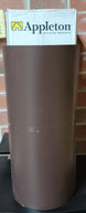 Appleton Aluminum Trim Coil 24" x 50' x .019" Royal Brown White Flashing Roll Roofing - resaled - Appleton - 093349762647