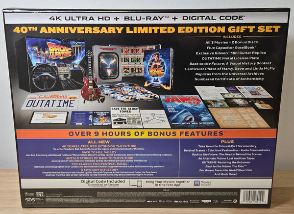 Back to the Future 40th Anniversary 4K Trilogy Steelbook Giftset UHD BTTF - resaled - Sony - 191329280102