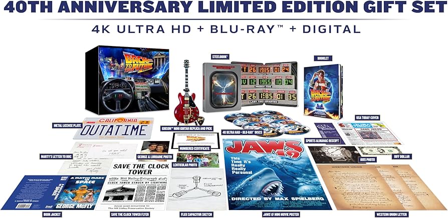 Back to the Future 40th Anniversary 4K Trilogy Steelbook Giftset UHD BTTF - resaled - Sony - 191329280102