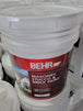 Behr 5 Gal Satin Paint White Masonry Stucco Gallon Interior Exterior Bucket MS-31 - resaled - Behr - MS-31