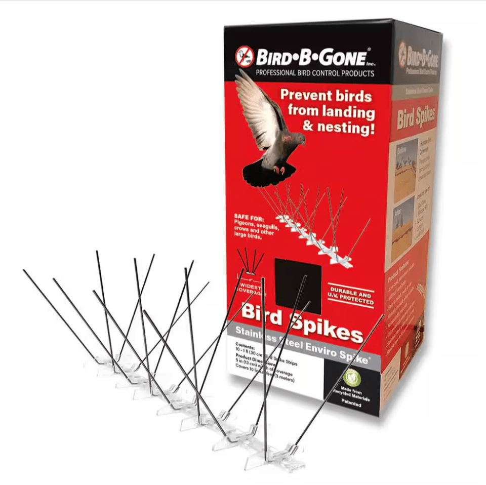Bird B Gone Lot of 2x Enviro Spike 10 ft. x 5 in. Stainless Steel Spikes 100516567 - resaled - Bird B Gone - 764176012181