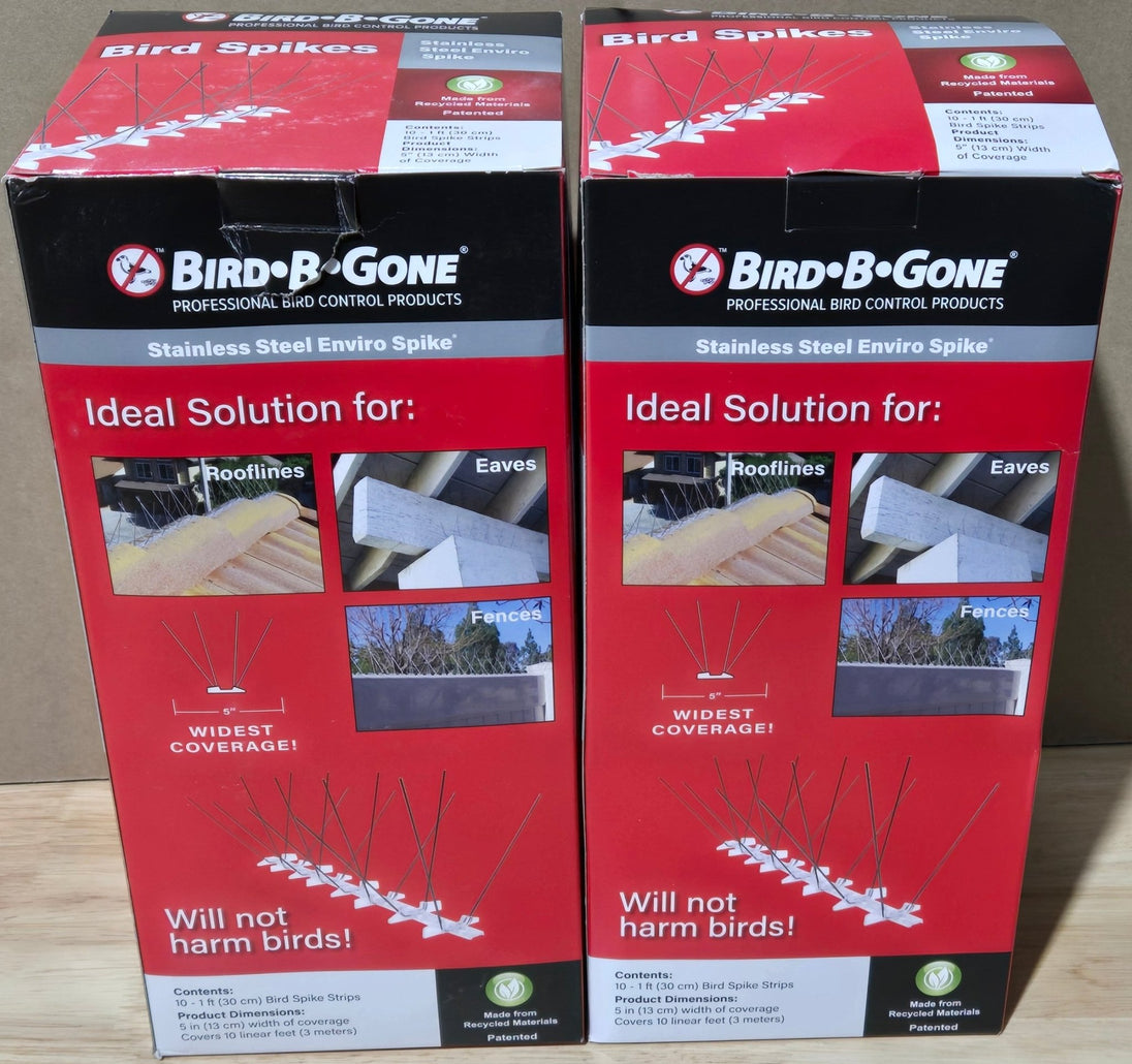 Bird B Gone Lot of 2x Enviro Spike 10 ft. x 5 in. Stainless Steel Spikes 100516567 - resaled - Bird B Gone - 764176012181