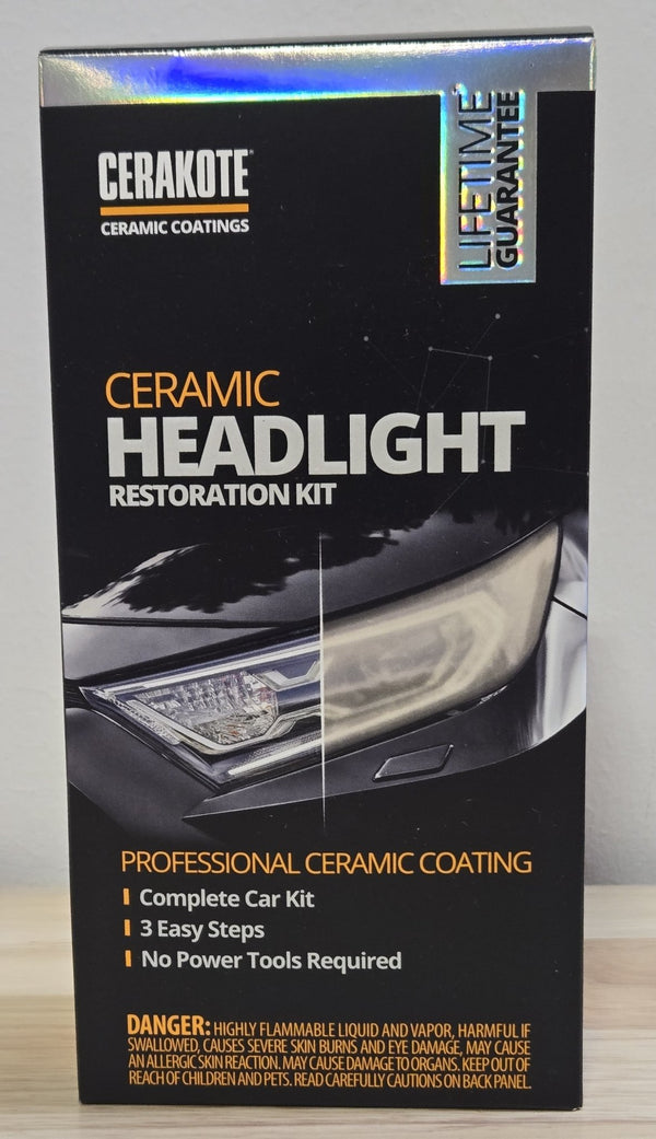 Cerakote Ceramic Headlight Restoration Kit AH - HLKIT 10 Wipe Kit - resaled - Cerakote - 850014615017
