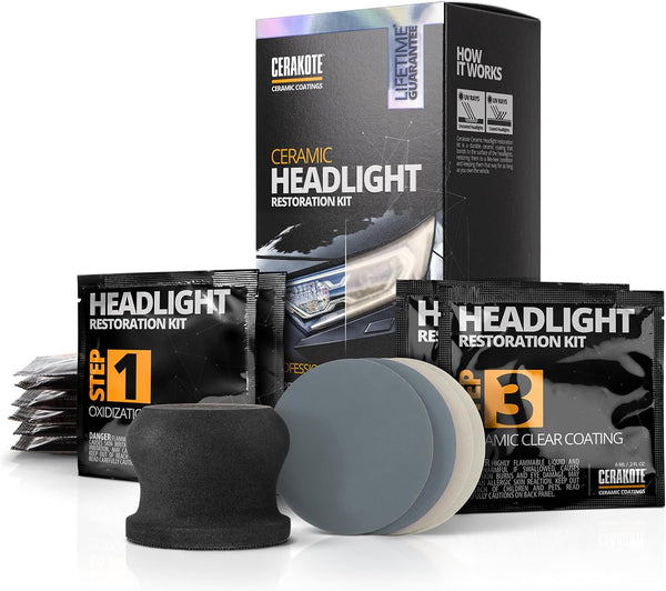 Cerakote Ceramic Headlight Restoration Kit AH - HLKIT 10 Wipe Kit - resaled - Cerakote - 850014615017