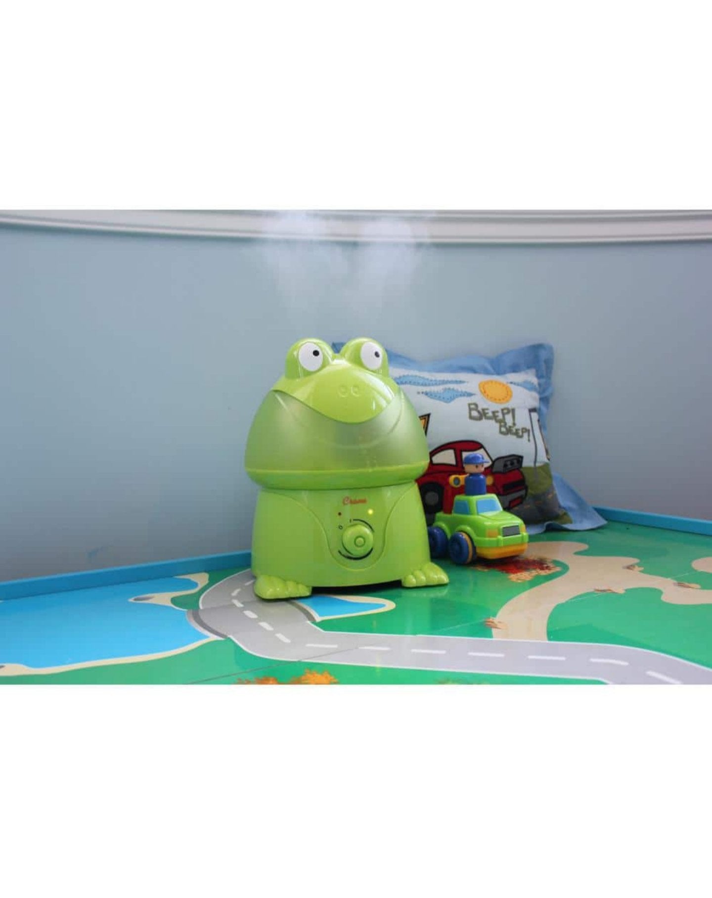 Crane Frog Ultrasonic Humidifier Cool Mist Adorable Kids EE-3191 1 Gallon New - resaled - crane - 854689001014