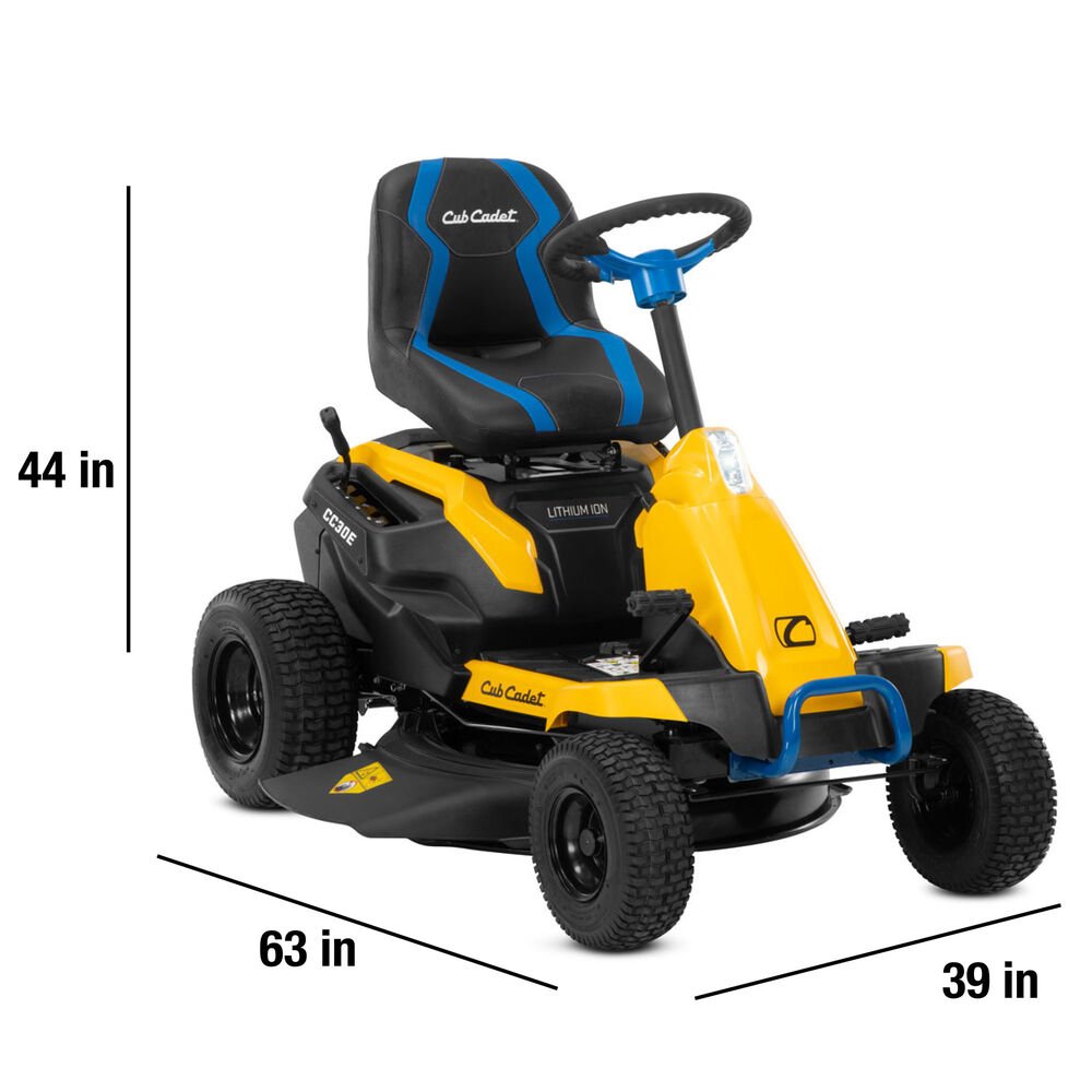 Cub Cadet CC30E 30 in. 56-Volt MAX 30 Ah Battery Riding Mower Lawn Tractor Lithium-Ion Electric Drive - resaled - Cub Cadet - 043033597307