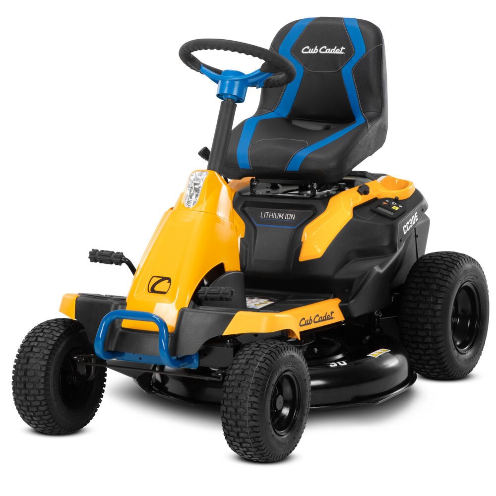 Cub Cadet CC30E 30 in. 56-Volt MAX 30 Ah Battery Riding Mower Lawn Tractor Lithium-Ion Electric Drive - resaled - Cub Cadet - 043033597307