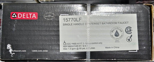 Delta Portwood Bathroom Faucet 15770LF Chrome Single Hole Single - Handle - resaled - Delta - 034449906685