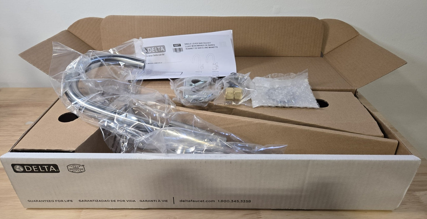 Delta Trinsic Single - Handle Bar Faucet Arctic Stainless 1959LF - AR Contemporary - resaled - Delta - 034449759793