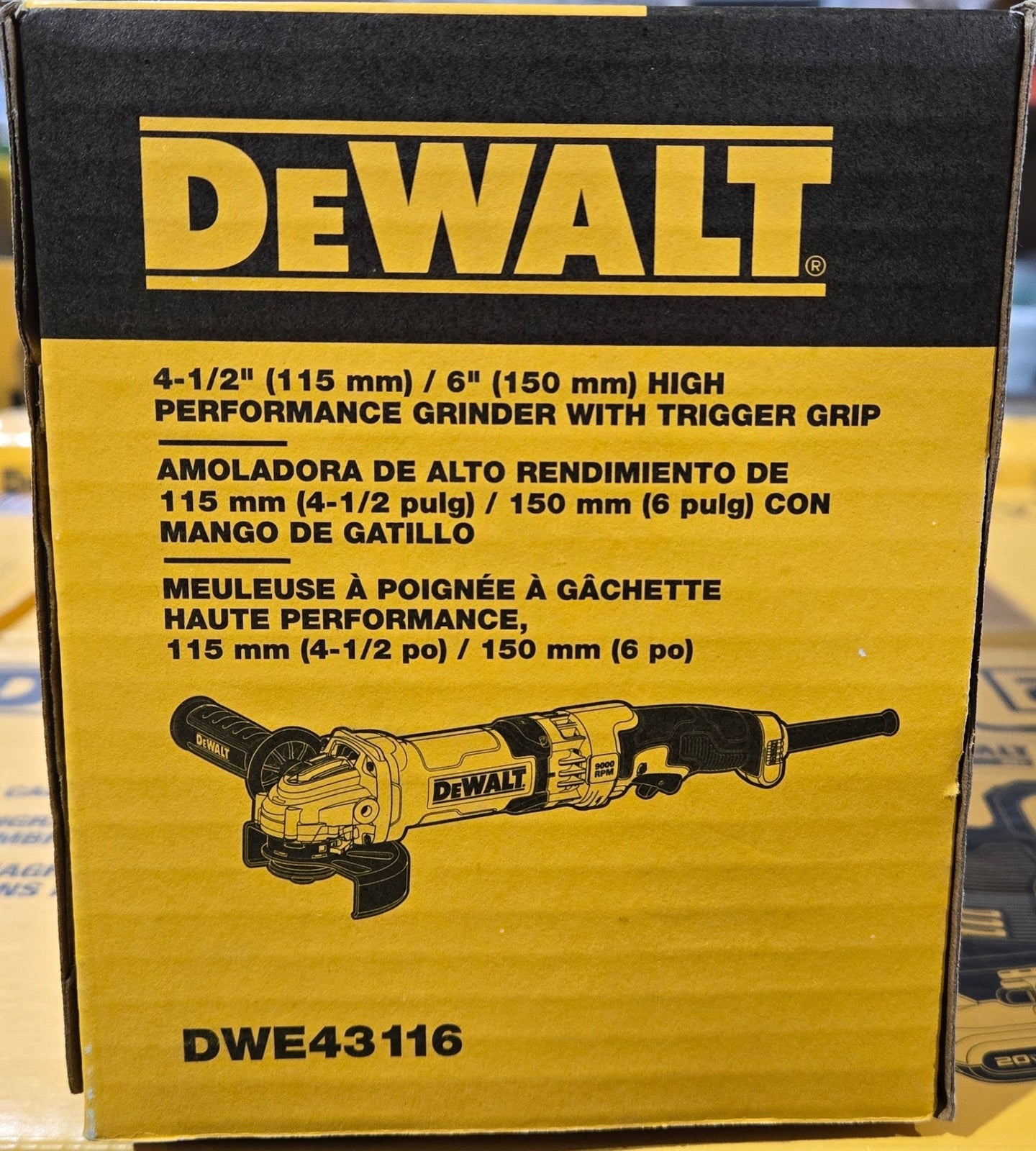 Dewalt 13 Amp Corded 4.5 in. Angle Grinder DWE43116 - resaled - Dewalt - 885911471725