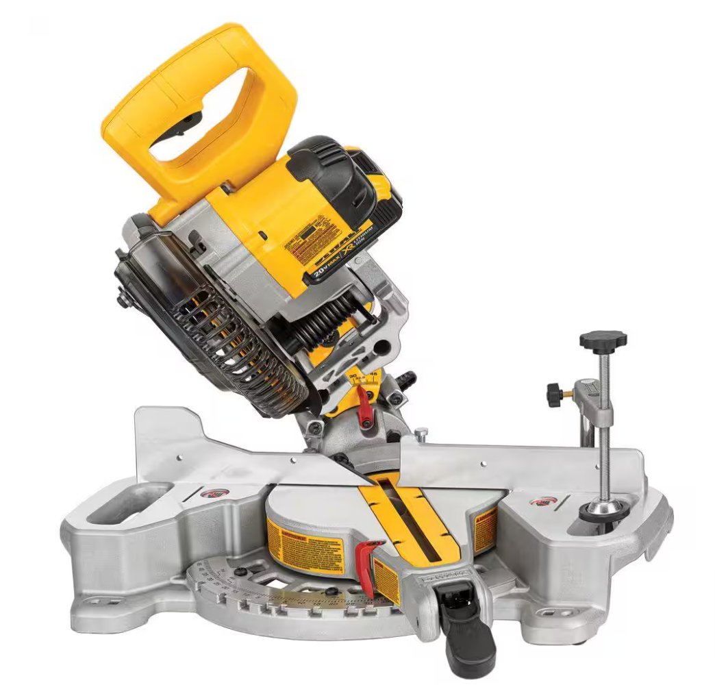 Dewalt 20V MAX Cordless 7 - 1/4 in. Sliding Miter Saw 20V Battery 4.0Ah - resaled - Dewalt - 885911369329