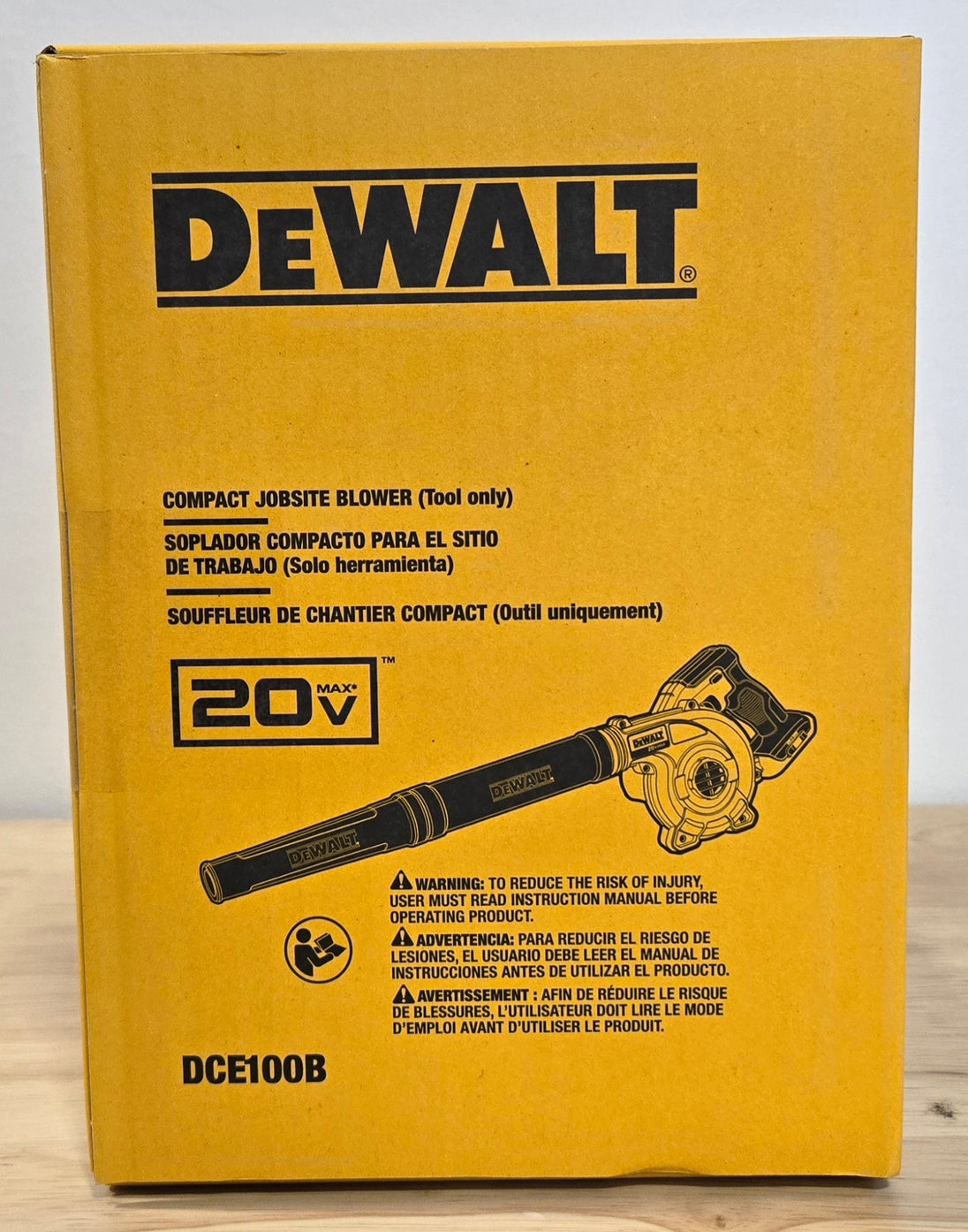 DEWALT 20V MAX Cordless Compact Jobsite Blower DCE100B (Tool Only) 135 MPH 100 CFM - resaled - Dewalt - 885911451604