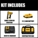 Dewalt DCN701D1 20V MAX Lithium - Ion Cordless Cable Stapler 2.0Ah Battery Charger Bag - resaled - Dewalt - 885911551113