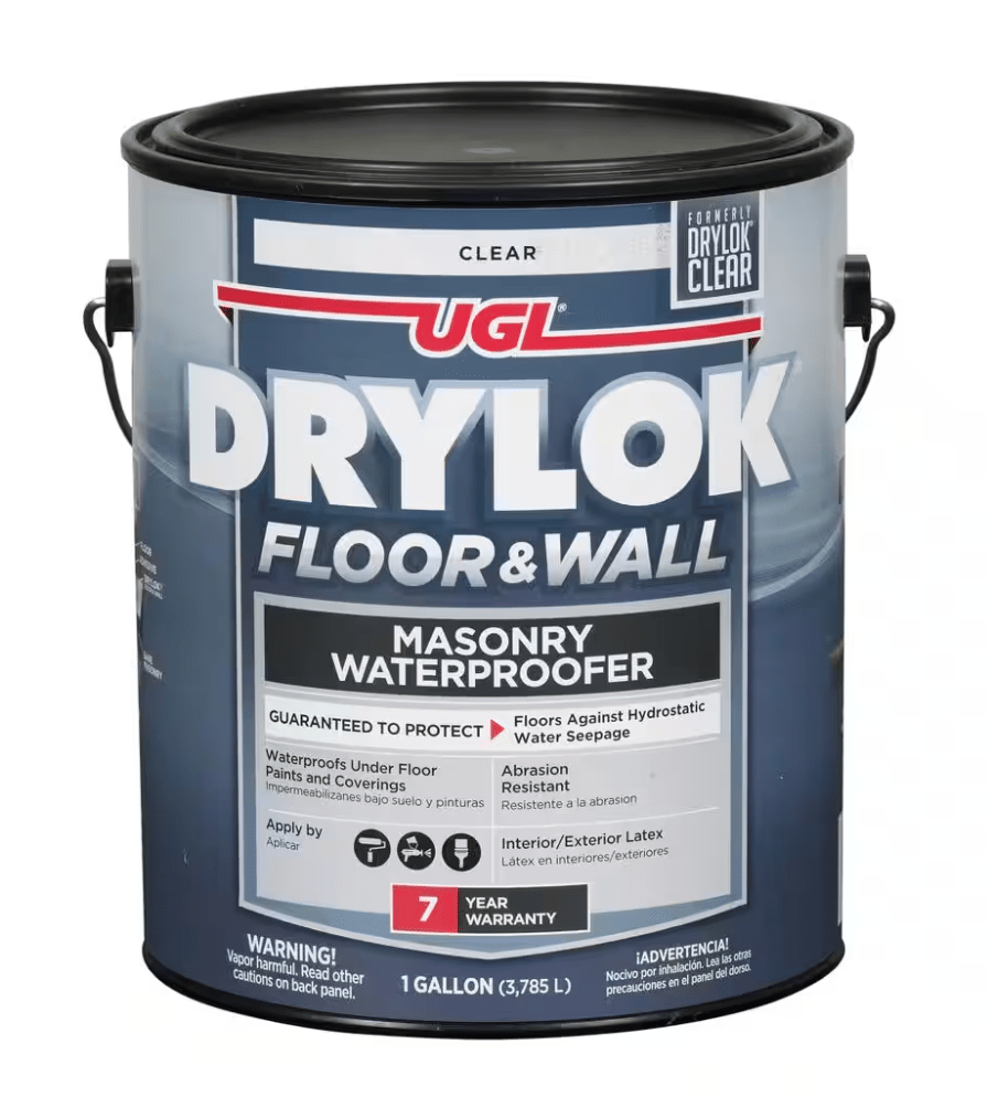 Drylok 1 gal. Clear Interior Exterior Floor Wall Basement Masonry Waterproofer Gallon - resaled - Drylok - 079941209131