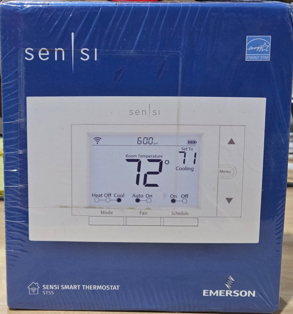 Emerson Sensi 7 - day Programmable Wi - Fi Smart Thermostat Home HVAC - resaled - Emerson - 786710554827
