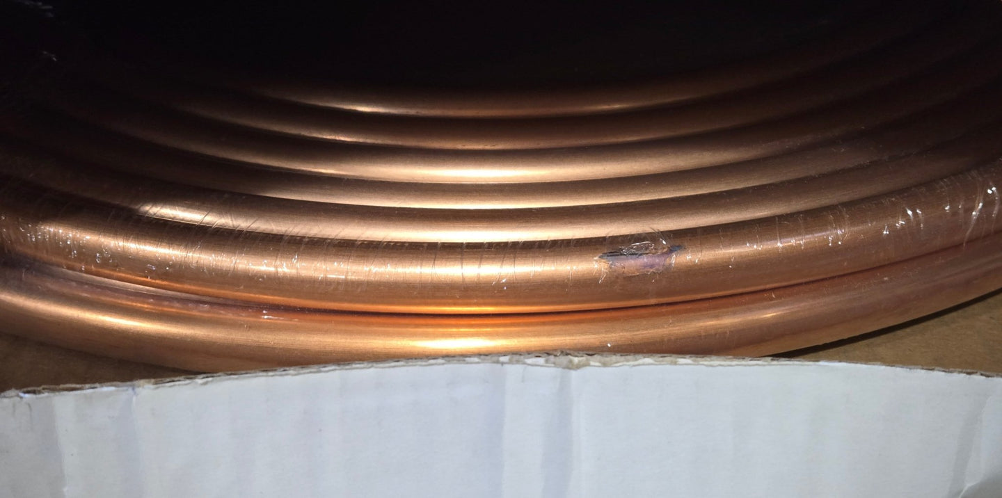 Everbilt 5/8 in. x 50 ft. Soft Copper Refrigeration Coil Tubing - resaled - Everbilt - 