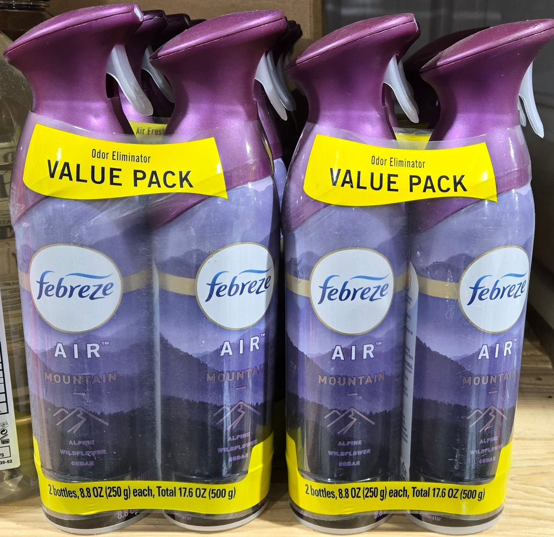 Febreze Lot of 4x Febreze Air Effects 8.8 oz. Mountain Scent Air Freshener Spray - resaled - Febreze - 030772054451