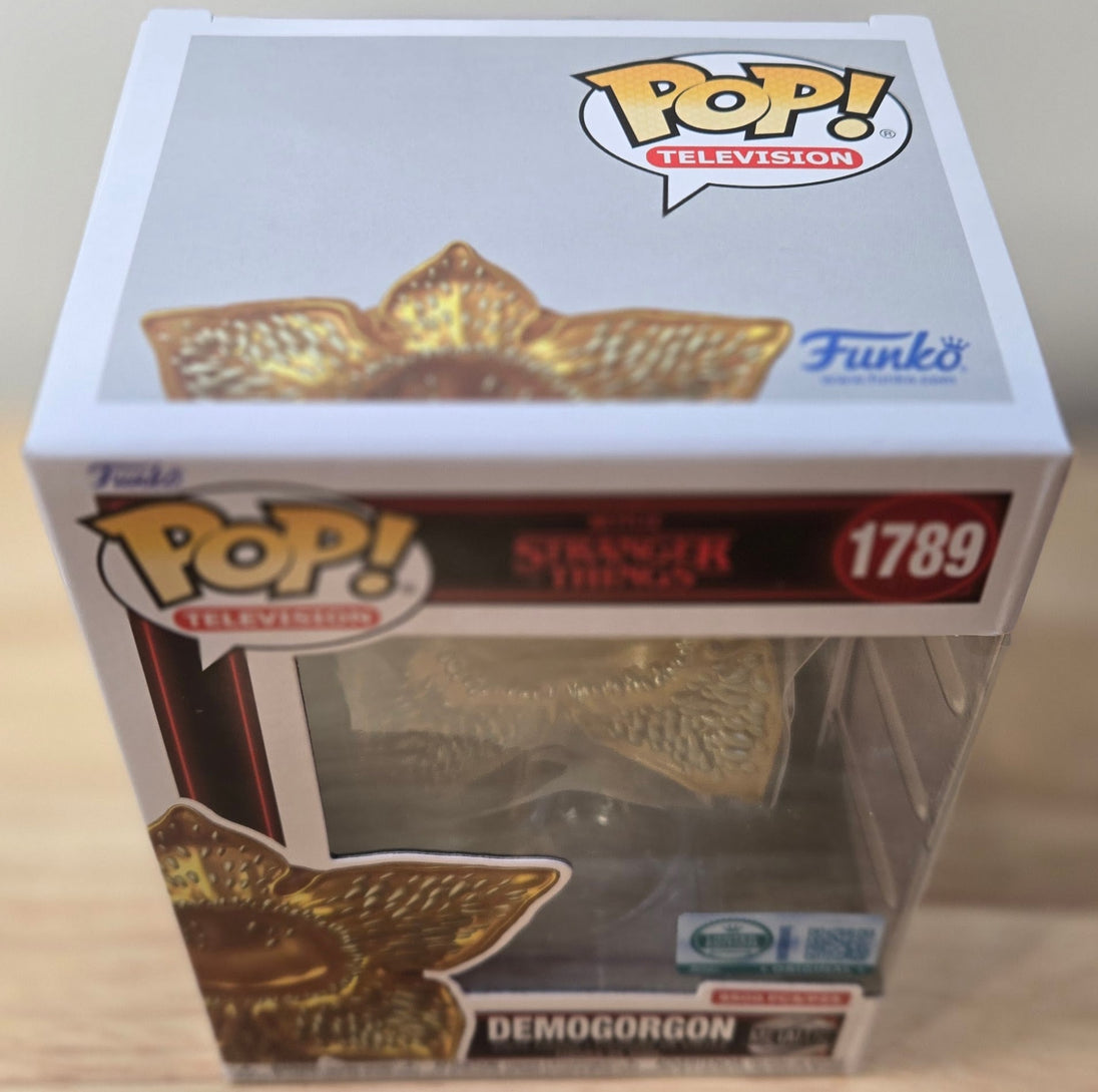 Funko Consignment Funko Pop! 1789 Stranger Things Demogorgon Metallic Gold LE 9500 Pop