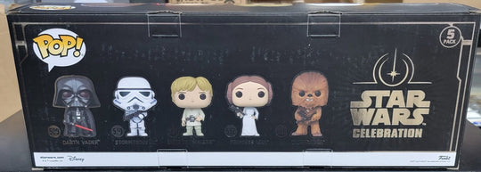 Funko Pop! Star Wars 5 pack 2022 Galactic Convention Exclusive 64122 Vader Skywalker - resaled - Funko - 889698641227