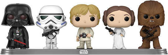 Funko Pop! Star Wars 5 pack 2022 Galactic Convention Exclusive 64122 Vader Skywalker - resaled - Funko - 889698641227