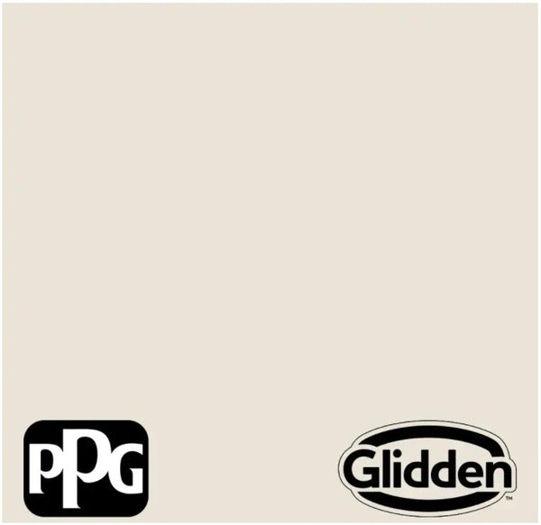 Glidden Premium Exterior Flat Paint PPG1075-2 Almond Milk 5 Gallon Bucket PPG House - resaled - Glidden - 022367568276