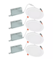 HALO HLBSL 6 in. Can Less Integrated LED White 4 - Pack HLBSL609FS5 - 4PK 900 Lumens 5CCT - resaled - Halo - 080083297283